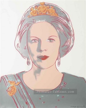 Reina Beatriz de los Países Bajos de las reinas reinantes Andy Warhol Pinturas al óleo